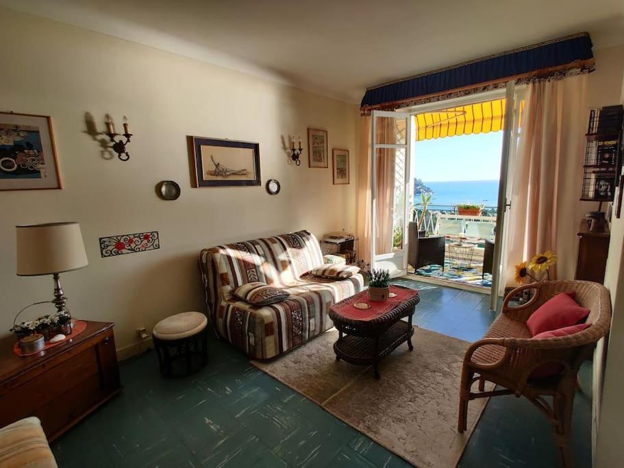 Vintage Flat On Villefranche Bay - Free Car Park Ngoại thất bức ảnh