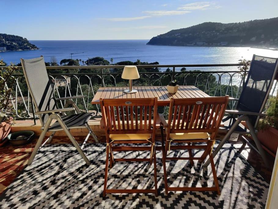 Vintage Flat On Villefranche Bay - Free Car Park Ngoại thất bức ảnh